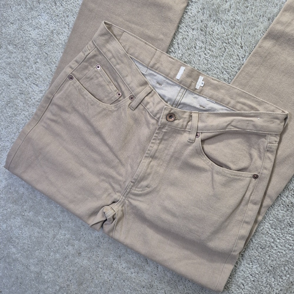 Taylor Stitch All Day Pant Canvas Mens 30/34 Slim Tan Comfort Workwear Outdoor